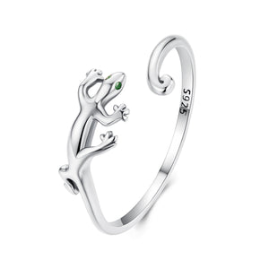 925 Sterling Silver Oxidized Pavé Setting CZ Ring