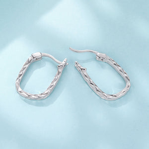 925 Sterling Silver Hoop Earrings for Women