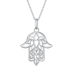 S925 Sterling Silver Plated Platinum Adjustable Necklace for Women