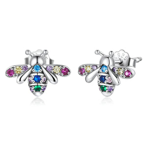 925 Sterling Silver Pavé Setting CZ Earrings for Women