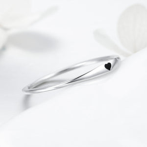 925 Sterling Silver Ring - Size 5.0, 2mm Width, S925 for Women