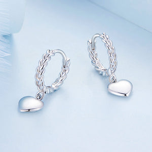 S925 Sterling Silver Earrings for Women with Platinum Plating