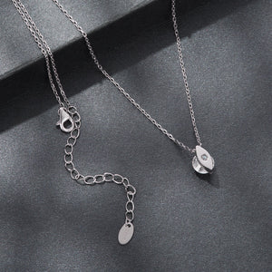 925 Sterling Silver 0.65 Carat Genuine Moissanite Necklace for Women