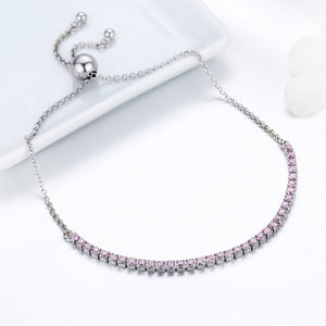 925 Sterling Silver Bracelet 27cm for Women