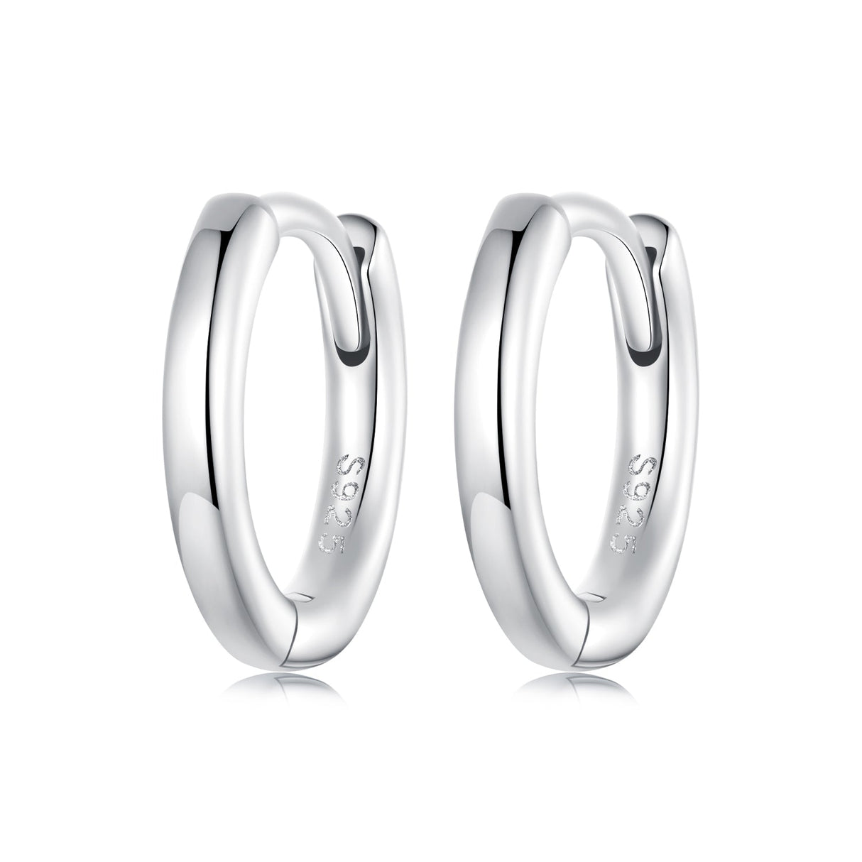 925 Sterling Silver & White Gold Plated Earrings for Women