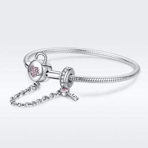925 Sterling Silver Bracelet 17cm for Women