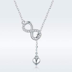 925 Sterling Silver Adjustable Necklace 38-45cm for Women