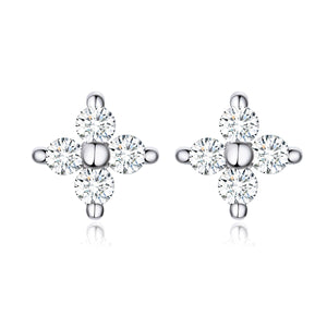 925 Sterling Silver CZ Earrings for Women