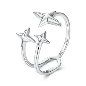 925 Sterling Silver Oxidized Silver Ring for Women
