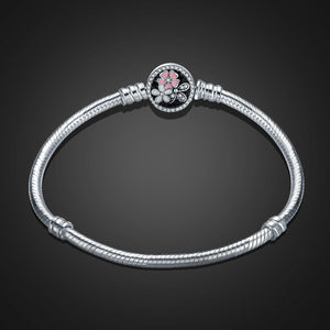 925 Sterling Silver Bracelet 18CM for Women