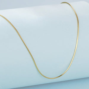 925 Sterling Silver + Plated White Gold 40cm Necklace