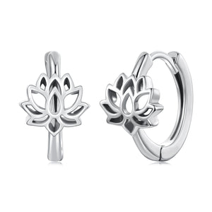 925 Sterling Silver Oxidized Silver Earrings 1.3x0.8cm for Women