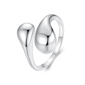 925 Sterling Silver Plated Gold Ring for Women
