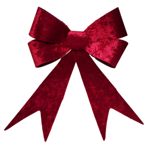 Extra Large Crushed Velour Bow - 16" x 22"