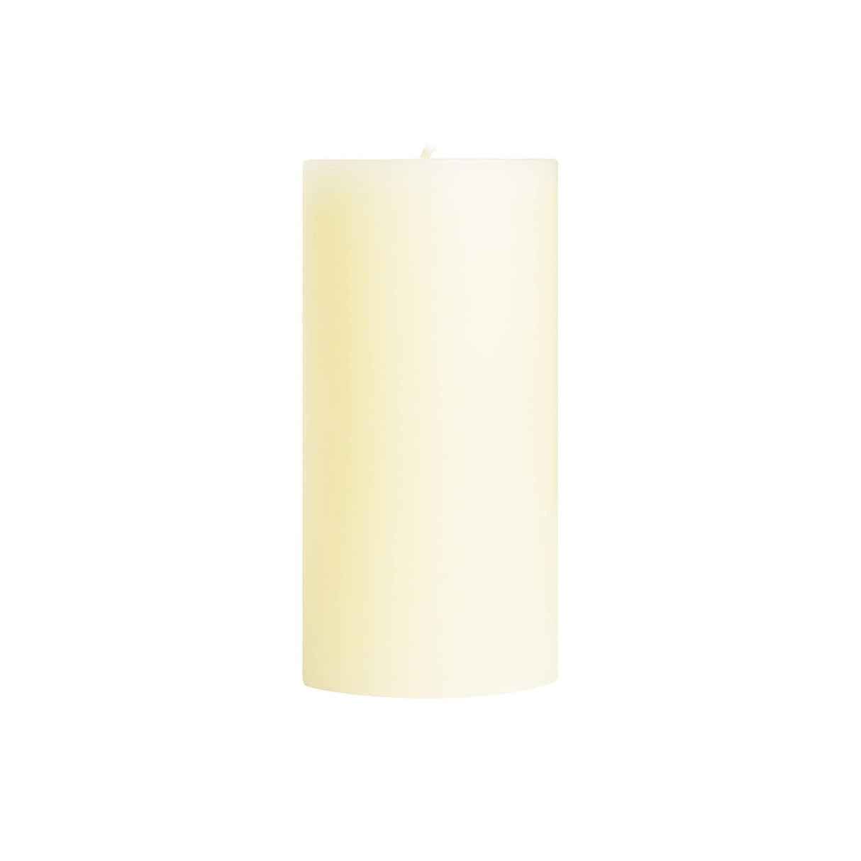 Mole Hollow Unscented Pillar Candle (Shell White) -