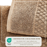 Cotton diamond waffle weave bath towel set - grayson collection