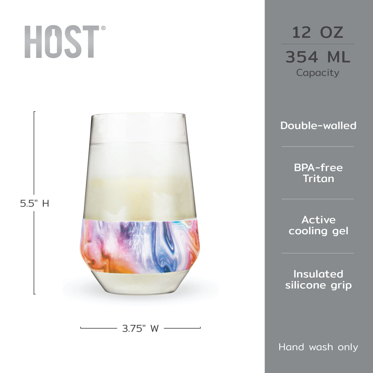 Wine freeze™ xl cup in unicorn by host®