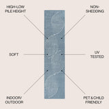 Duenas High - Low Shabby Indoor/Outdoor Runner Rug - Tuesday Morning - Runner Rugs