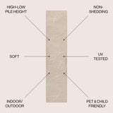 Duenas High - Low Shabby Indoor/Outdoor Runner Rug - Tuesday Morning - Runner Rugs