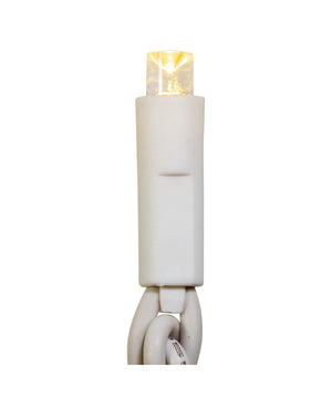 50-Light 5mm Warm White Twinkle LED White Wire Light Set