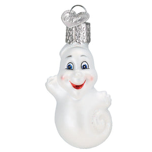 Gumdrop Mini Ghost Glass Ornament