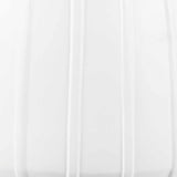 Dunguan White Ribbed Wood Planter