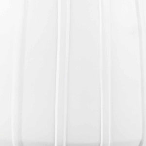 Dunguan White Ribbed Wood Planter