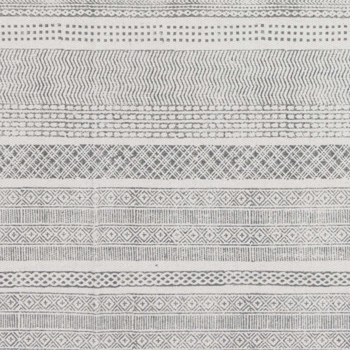 Durbin Off-White Cotton Flatweave Carpet - Clearance