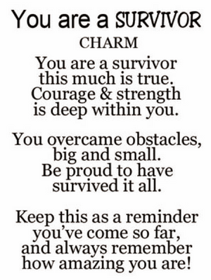You are a Survivor Charm