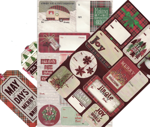 Multi Pack Gift Tags - Country Style