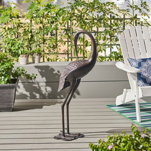 Sunny Outdoor 39 Inch Aluminum Crane, Shiny