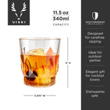 Shatterproof acrylic rocks tumblers viski®