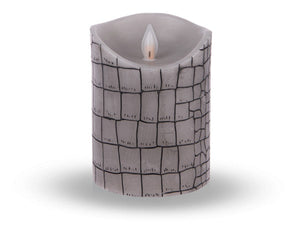 Textured Wax Pillar - 3x4