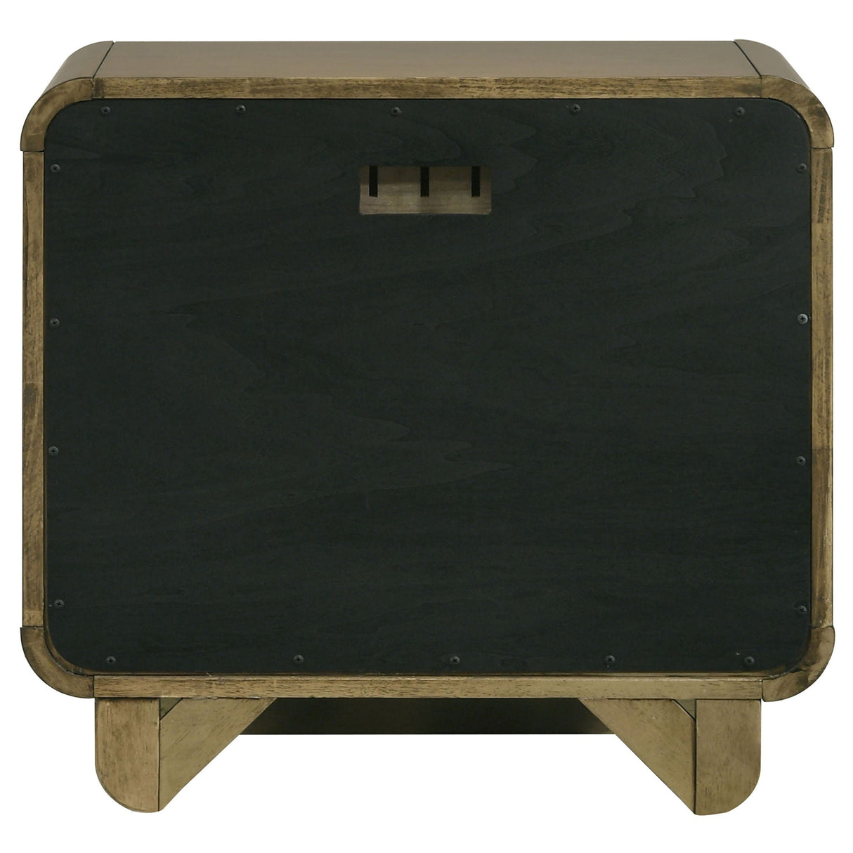 Tully - 2 Drawer Nightstand - Nutmeg Brown