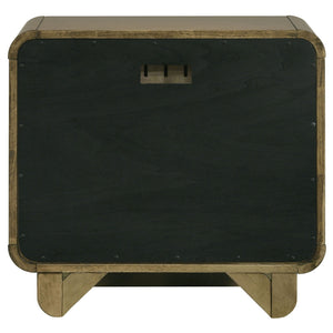 Tully - 2 Drawer Nightstand - Nutmeg Brown