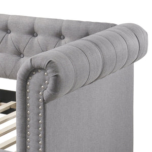 Justice Twin Daybed With Trundle - Smoke Gray