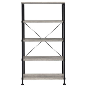 Analiese 63-inch 4-shelf Bookshelf Grey Driftwood