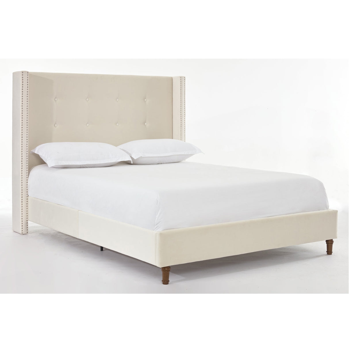 Peyton Upholstered King Bed with 54" High Headboard