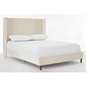 Peyton Upholstered King Bed with 54" High Headboard
