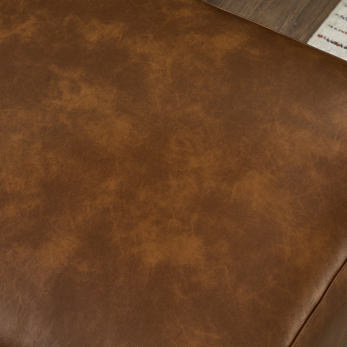 112" Luxury PU Leather Sofa for Living Room