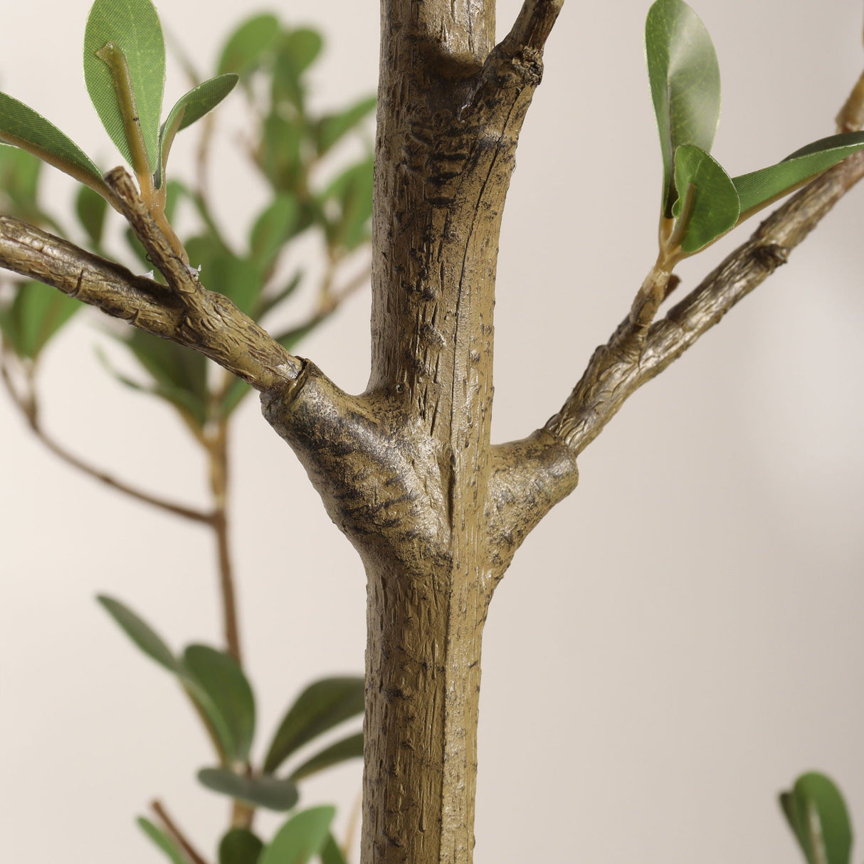 7Ft Artificial Olive Tree With Pot, Realistic Tall Fake Plant For Indoor Decoration - Green Leaves