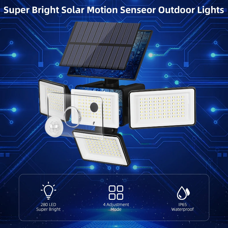 Moktan Sabai - Bright Solar Lights w/ Remote & Motion Sensor 2/4 Pack