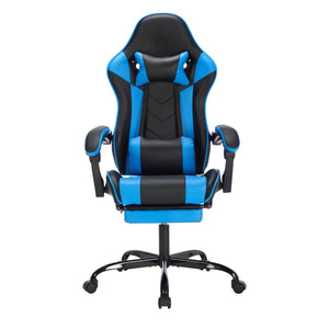 Gaming Chair with Footrest and Ergonomic Features