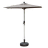 Rectangle Patio Umbrella with Crank Lift and Tilt Function
