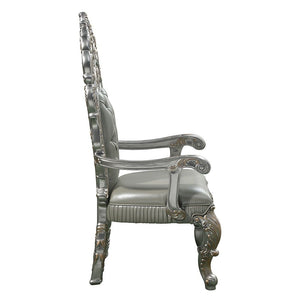 Sandoval - Arm Chair (Set of 2) - Beige Synthetic Leather & Champagne
