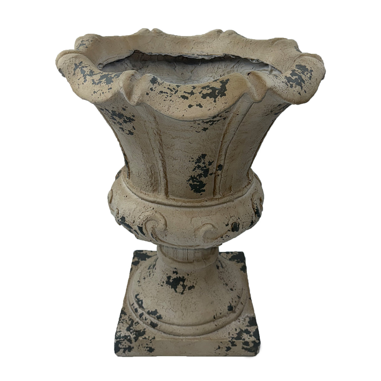 MGO Garden Planter, Antique White Finish