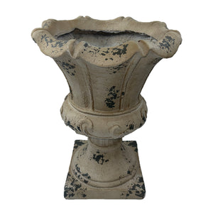 MGO Garden Planter, Antique White Finish