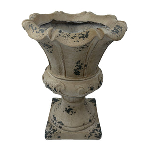 MGO Garden Planter, Antique White Finish