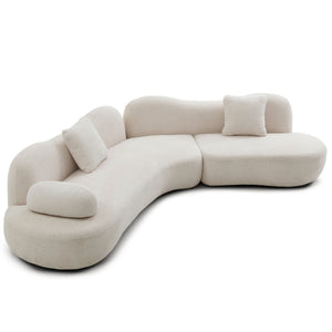 Modern Curved Modular 5 Seater Sofa