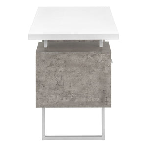 Computer Desk For Home Office, Laptop, Left, Right Set - Up, Storage Drawers, Contemporary & Modern